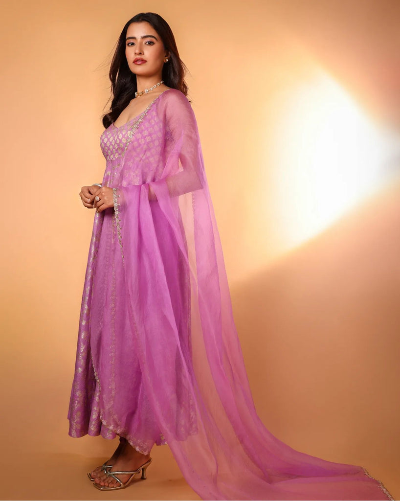 Rukshar Dhillon Anarkali set