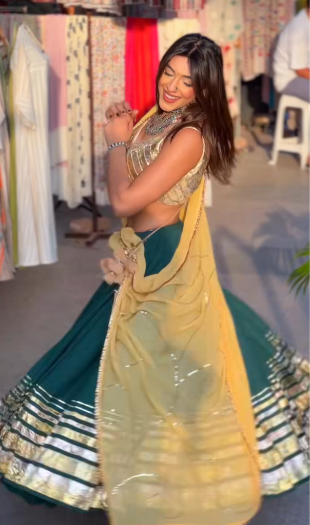 Mehak Sembhy Gradation Lehenga Set