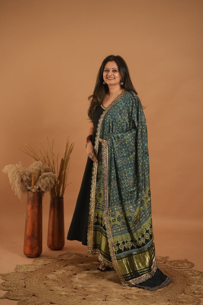 Ajrakh Dupatta