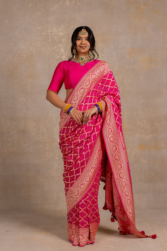 Bandhani saree