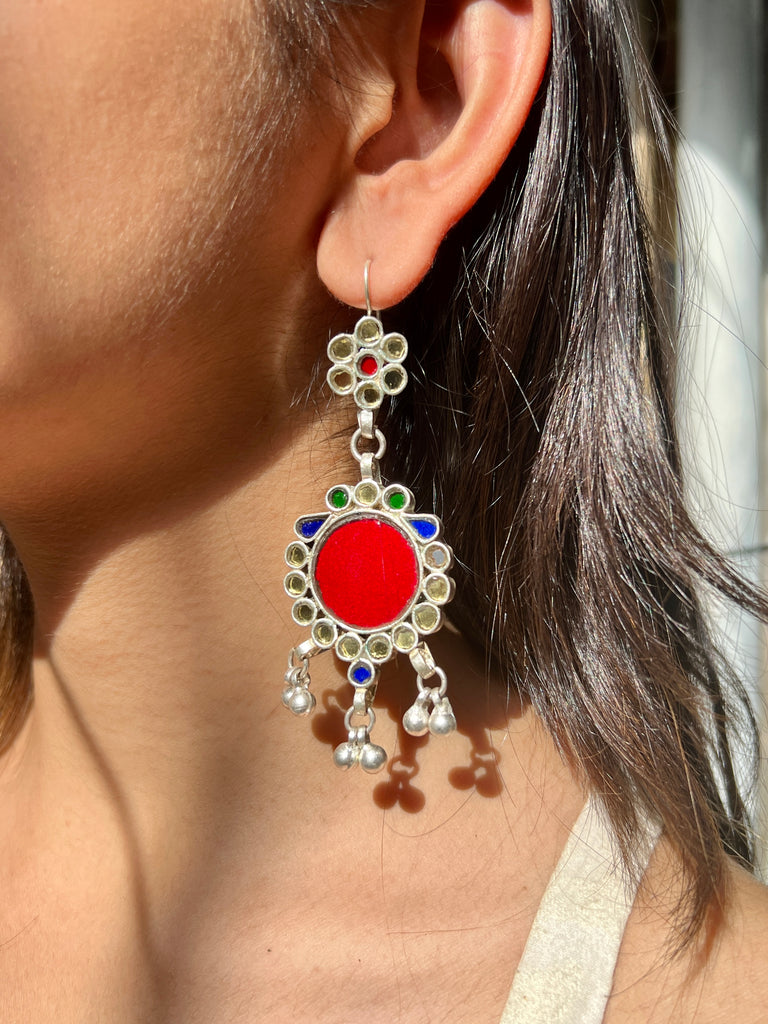 Long Glass Earring - Anjanase