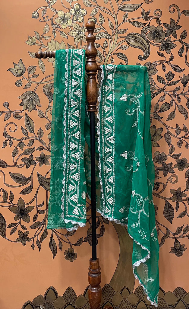 Green Vintage Dupatta