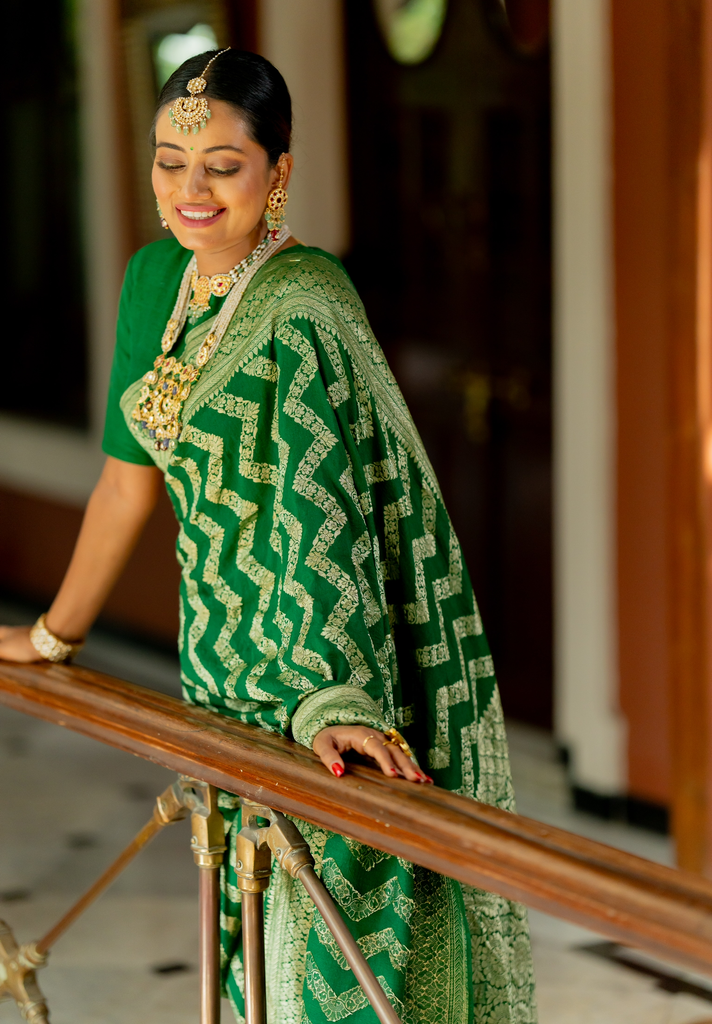 Hariyali Banarasi Saree