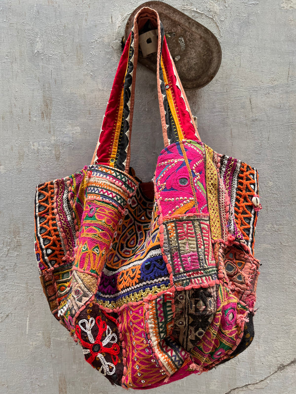 Vintage Kutchi Tote Bag