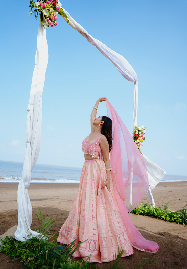 Rose Lehenga Set