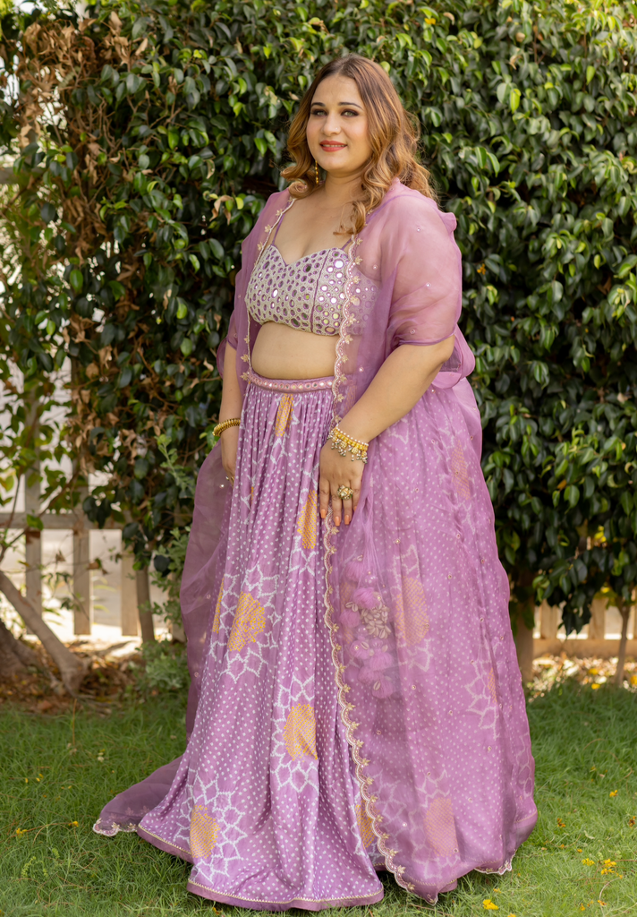 Sherly Cape Lehenga Set