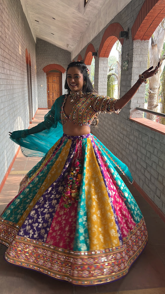 Multicolour Lehenga Set