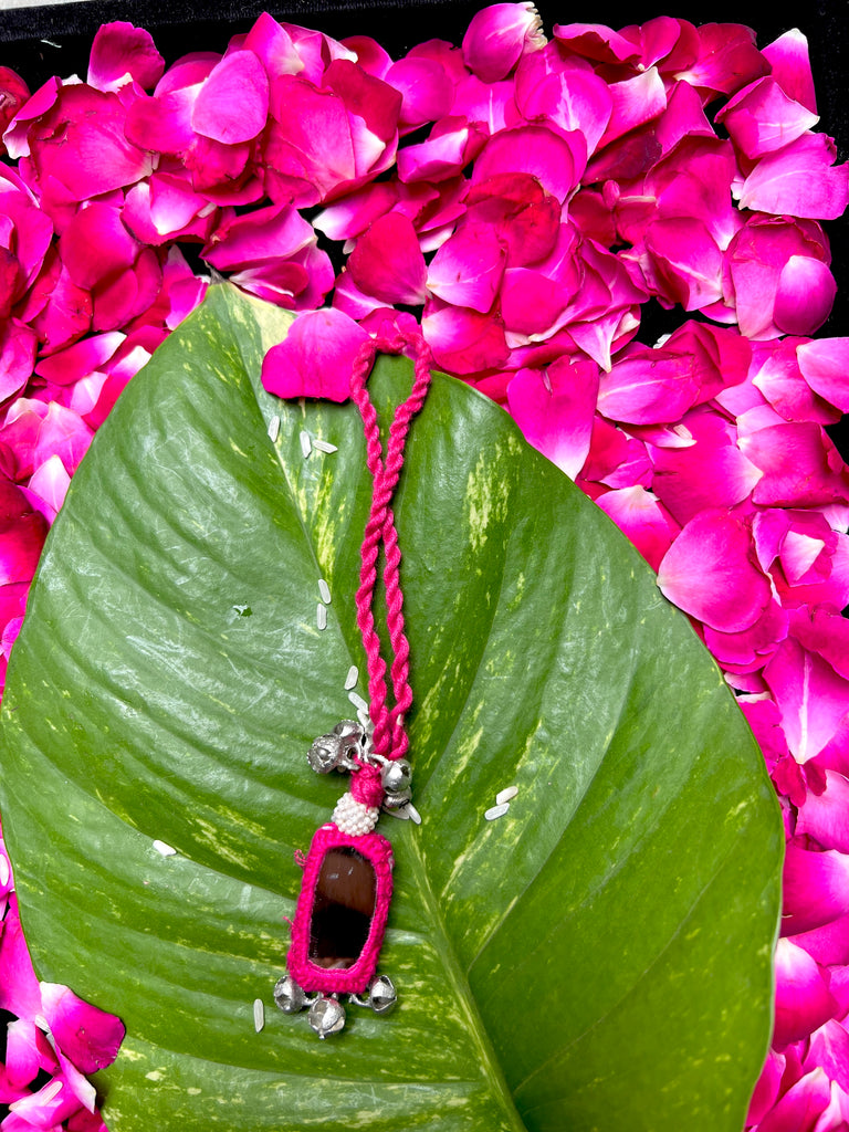 Pink Mirror Bhabhi Rakhi