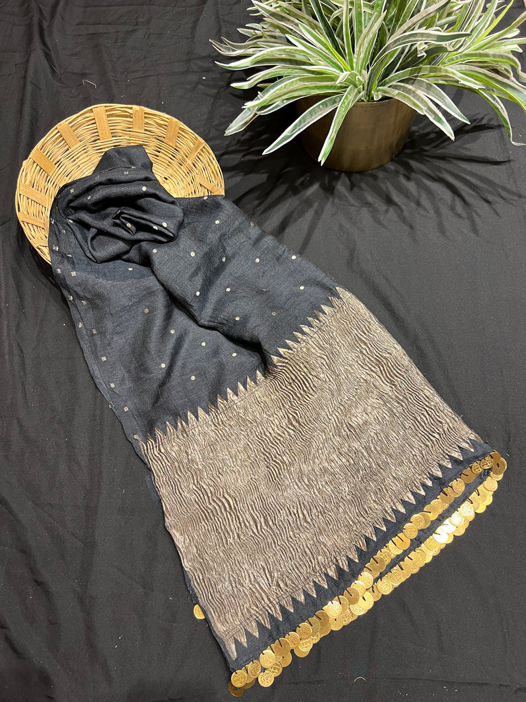 Black munga dupatta