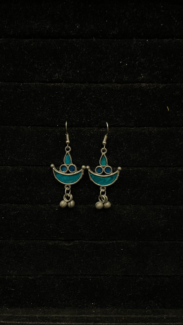 Oxidised earring