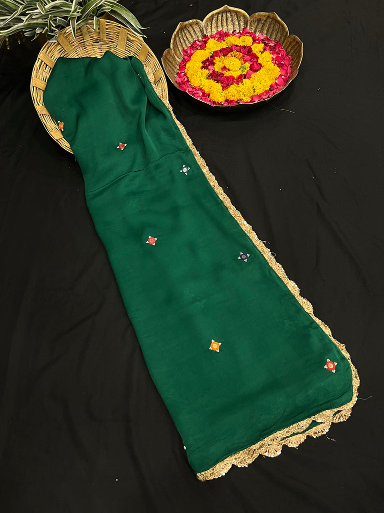 Green modal dupatta