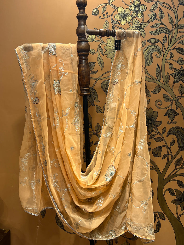 Yellow Vintage Dupatta