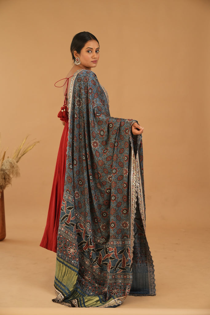 Ajrakh Dupatta