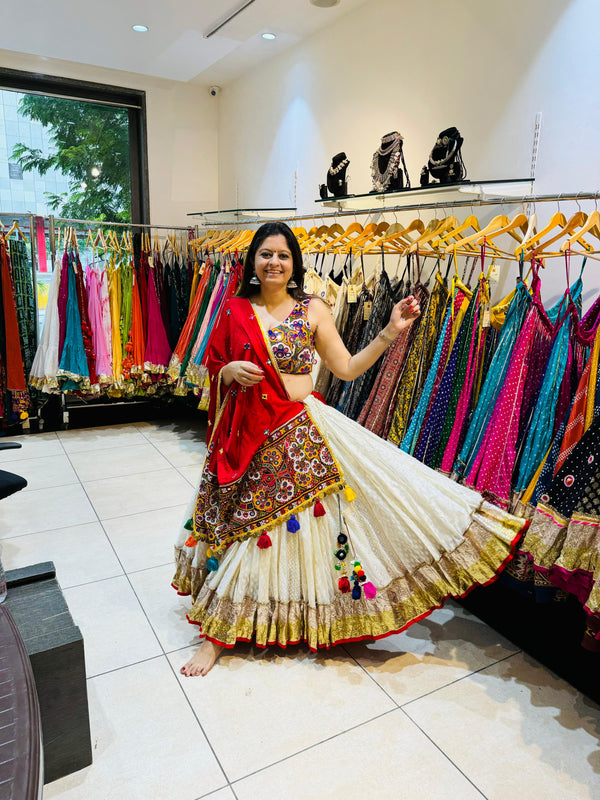 Chanderi Lehenga Set