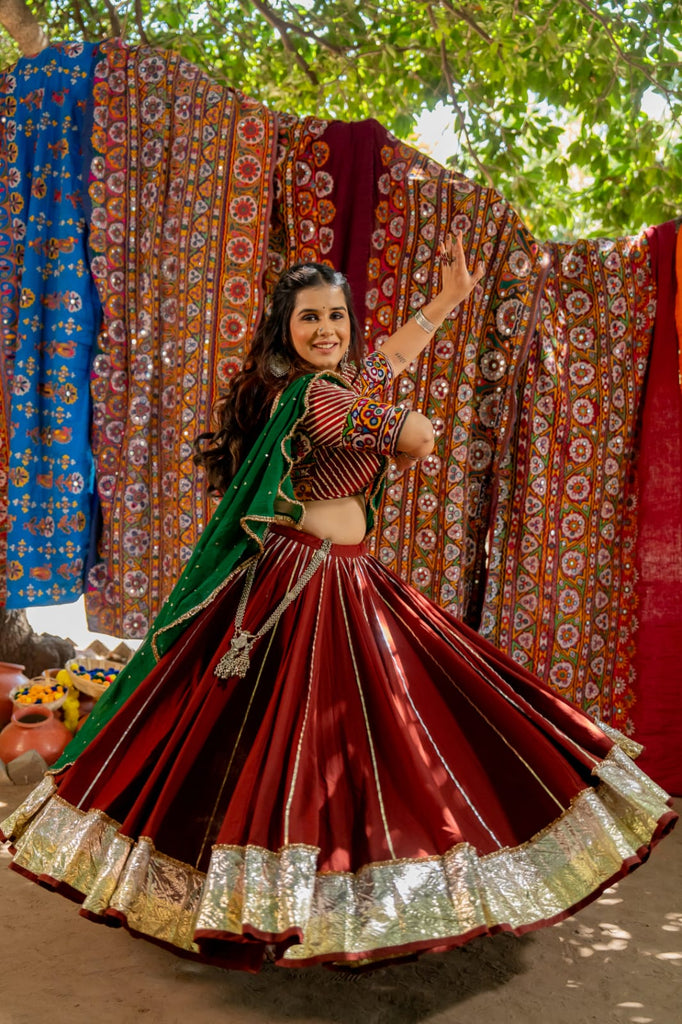 Rhythm gamthi lehenga Set