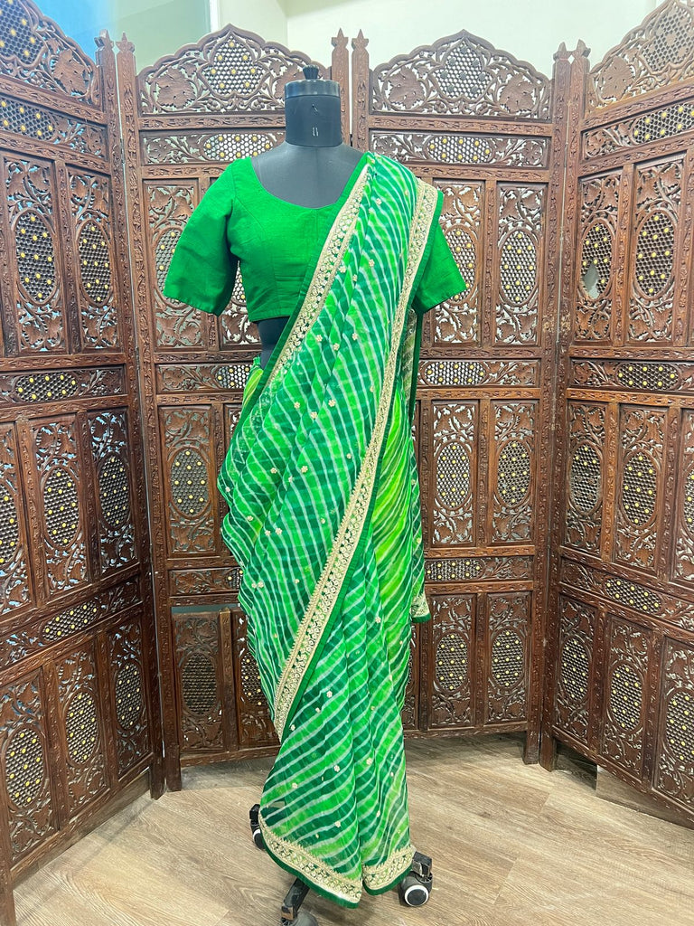 leheriya saree