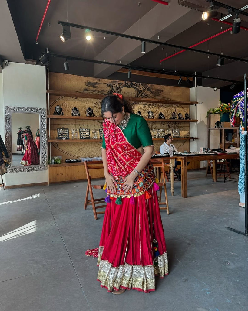 Red Lehenga Set