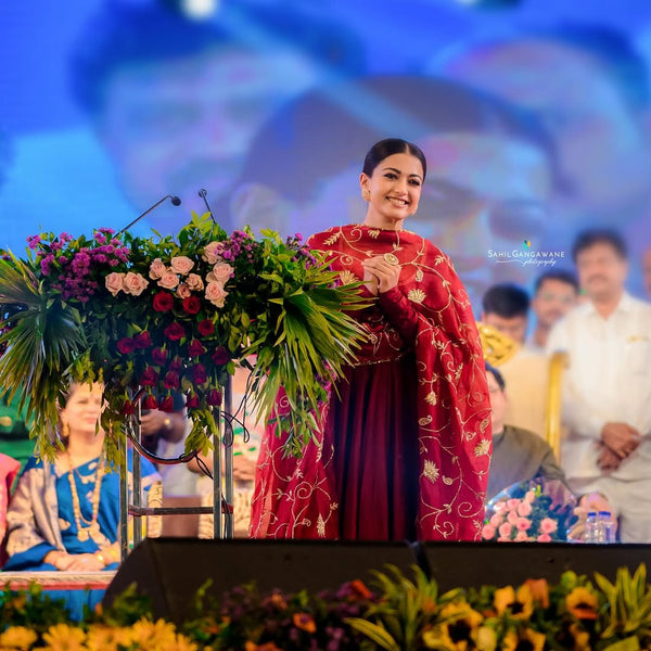 Rashmika Mandanna Anarkali Set